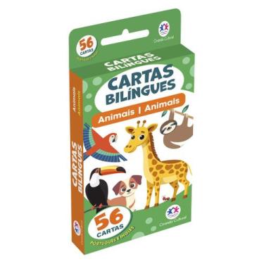 Imagem de Livro - Flash Cards Cartas Bilíngues - Animais - Animals