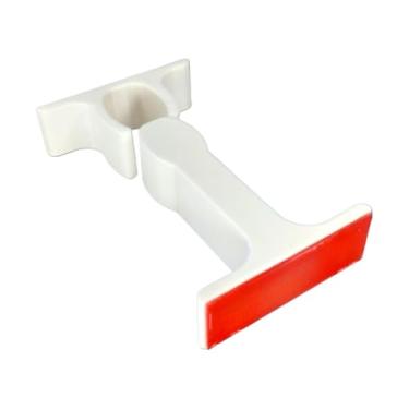 Imagem de Kit Trava Porta MagnéTica 3/5 PeçAs – Fixador Para Porta E Parede, Em Dois Tamanhos, ImpressãO 3d(5 Brancas Longas)