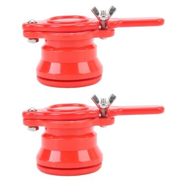 Imagem de TOPINCN 2PCS Apicultura Honey Gate, Leak Proof Mel Extractor Tap, Apicultura Suprimentos Peças, Plastic Spigot Valve, Seguro Honeydews Dispenser para Maple Syrup (Vermelho)