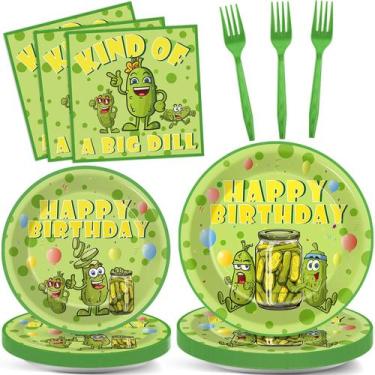 Imagem de Conjunto de talheres de festa Chunnin Funny Pickle para 24 convidados