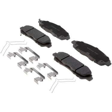 Imagem de ACDelco Prata 14D1896CHF1 Kit de Pastilha de Freio a Disco Frontal de Cerâmica com Molas e Clipes