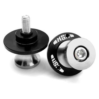 Imagem de BYYINGSUS Acessórios de motocicleta M6 Parafusos de suporte deslizante de carretel de braço oscilante compatíveis com Y&AMAHA XSR700 XSR900 XSR155 XSR 700 900 155 2023 2022 2021 2020 (prata)