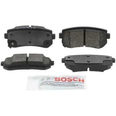 Imagem de BOSCH BE1398 Conjunto de pastilhas de freio a disco de cerâmica azul - compatível com Hyundai Tucson; Kia Cadenza, Forte, Forte5, Sportage; TRASEIRA