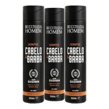 Imagem de Kit 3 Shampoo Homem 300ml Bio Extratus - BIOEXTRATUS