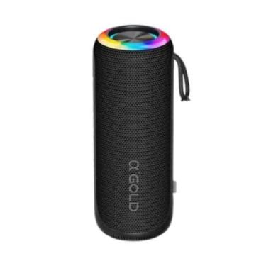 Imagem de Caixa de Som Bluetooth Portátil SM-25 249x95x95mm | 40W, Resistente à Água IPX6 com LED RGB | Bateria 5200mAh, 10h Autonomia