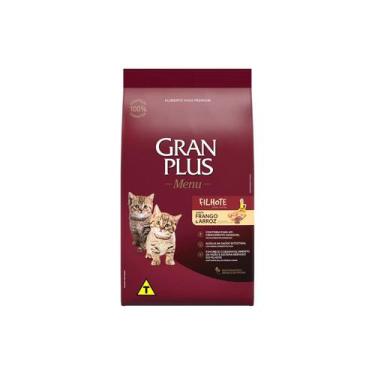 Imagem de Ração GranPlus Menu Gatos Filhotes Frango e Arroz - Gran Plus, 10,1 Kg
