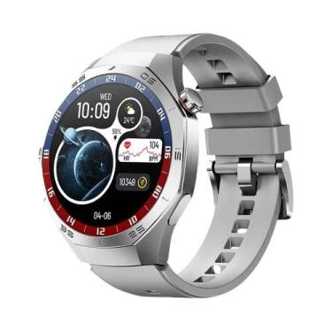 Imagem de Relógio Inteligente Masculino S5 Com Tela AMOLED, GPS, Chamadas Blueto