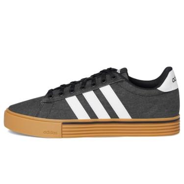Imagem de adidas Tênis unissex adulto Daily 4.0, Preto/Branco/Goma, 9 Women/8 Men