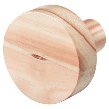 Imagem de Cabide Gancho Tramontina Madeira Maciça 60mm Verniz Natural Tramontina