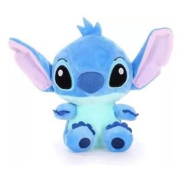 Imagem de Brinquedo Pelúcia Angel Musical E Ventosa Stitch 20cm(Azul) - Toy king