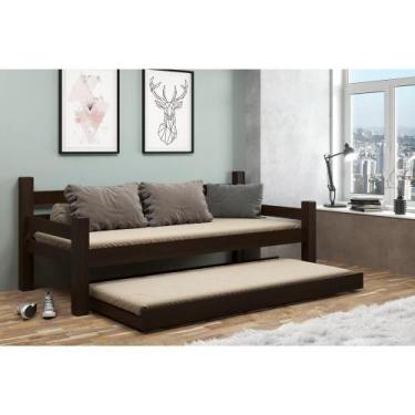 Imagem de Bicama Madeira Maciça Para Colchão 78/88 X 188cm Paris Multimóveis Cr4