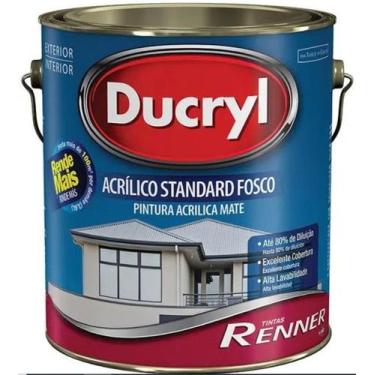 Imagem de Tinta acr renner ducryl fosco branco 3,6l