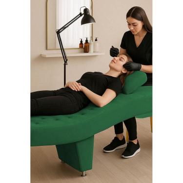 Imagem de Maca De Maquiagem E Estética Cadeira Alicia Verde