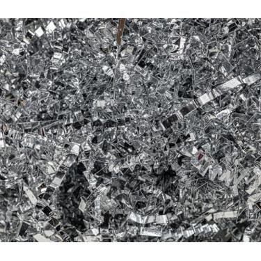 Imagem de Shunzar Papel de corte enrugado metálico, enchimento de caixa de presente, para embalagem, enchimento e enchimento de cestas de presente - Papéis desfiados e enchimento de embalagens para aniversário