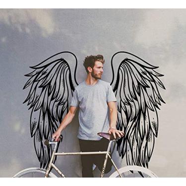 Imagem de Adesivo Decorativo de Parede Anho Asa Grande lindo para tirar Foto