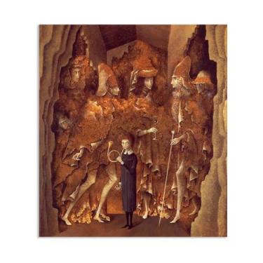 Imagem de Remedios Varo Decoração de parede invocação impressões em tela pintura surrealismo arte de parede decoração de casa Remedios Varo pôster presente para quarto sala de estar 90 x 70 cm (36 x 28 pol) sem