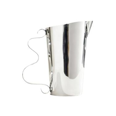 Imagem de GUTE Jarra em espiral de aço inoxidável – jarra de bebida com acabamento espelhado polido com alça elegante | Utensílios de mesa de jantar de cozinha modernos | Peça única | Grande capacidade de 1,842