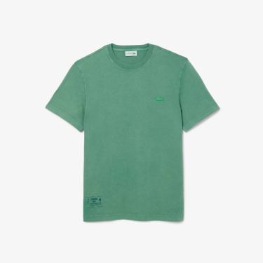 Imagem de Camiseta Lacoste de Malha Pesada com Efeito de Lavagem Masculina-Masculino
