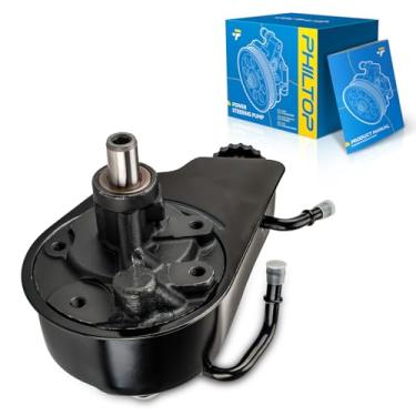 Imagem de PHILTOP Bomba de direção hidráulica 208760, adequada para Tahoe 2003-2006; Suburban 1500; Avalanche 1500; Yukon; Yukon XL 1500; Escalade, substitui OE 15095941, 15267675, 208760, 6027R, 889633 604