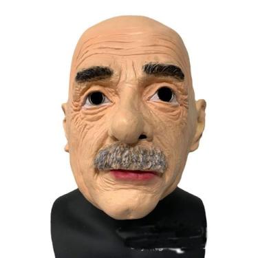 Imagem de Máscara de látex, bruxa velha, velho, vovô, homem velho, Halloween - y