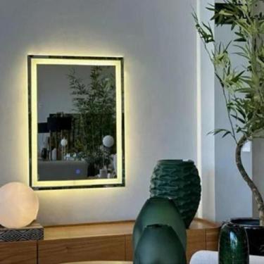 Imagem de Espelho Retangular com LED Touch Screen - Iluminação Ajustável - Espel