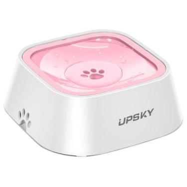 Imagem de Taça de água para cães UPSKY 22x22x8 cm No-Spill 1.5L Slow Feeder