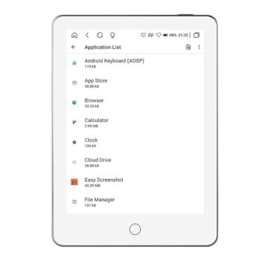 Imagem de Asixxsix Leitor de E book de 6 Polegadas, Tela de 300 DPI Com Luz Frontal, 4 GB de RAM, Armazenamento de 64 GB Expansível, Bateria de 2500 MAh, Compatível Com Vários Formatos, para (Branca)