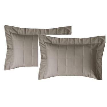 Imagem de Kit 2 Porta Travesseiros 50 X 70Cm Square 300 Fios Kacyumara