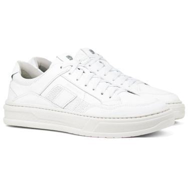 Imagem de Tênis Masculino Democrata Casual Denim Wide Couro Camurça Confortável 240801 Cor:;Tamanho:44-Masculino