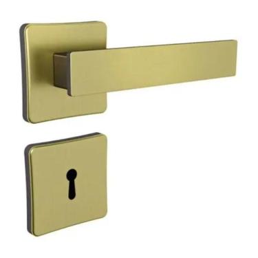 Imagem de Fechadura Topazio Interna Roseta Latonado Oxidada 40mm União Mundial -