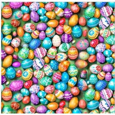 Imagem de Tecido Tricoline Digital Coleção Fun Páscoa 50 x 150 cm