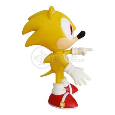Imagem de Boneco Action Figure Super Sonic 23cm Sonic