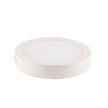 Imagem de Painel De Led Redondo Sobrepor 24w Bivolt Blumenau 3000k Luz Quente