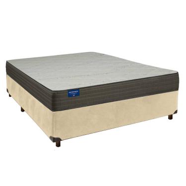 Imagem de Colchão Casal D33 + Box Perola - Orthotech Inducol