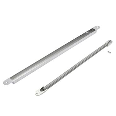 Imagem de Protetor de cabo flexível e embutido para porta, protetor de fio blindado sob a porta e suporte embutido, evita danos por compressão para cabos Ethernet e de alimentação