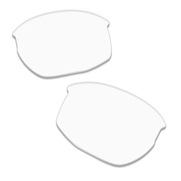 Imagem de LenzProse Lentes de reposição polarizadas de 1,5 mm para óculos de sol Oakley Mercenary OO9424 70 mm, antiarranhões | Ajuste perfeito, Hd Clear não polarizado - 1,5 mm, 70mm