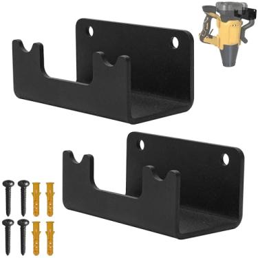 Imagem de KSWLOR Suporte de parede de metal para soprador de folhas Dewalt 20 V, suporte de parede para soprador, adequado apenas para modelos DCBL722, acessórios de soprador de folhas, suporte de ferramentas e