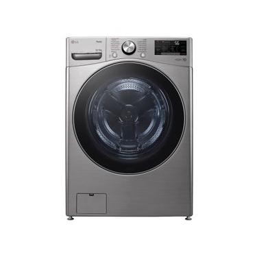 Imagem de Lava e Seca LG 18Kg/10Kg com Inteligência Artificial AI DD™ e Wi-Fi WD18SV2S6B – Inox Look Inox / 110