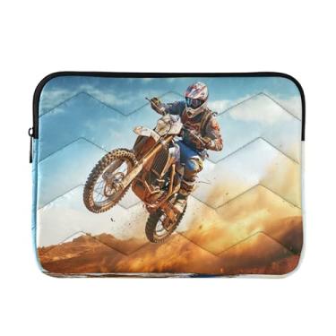 Imagem de Bolsa de trabalho vintage Train para laptop, bolsas de laptop de 13 a 13,3 polegadas para homens, capas médias para laptop, motociclista, G