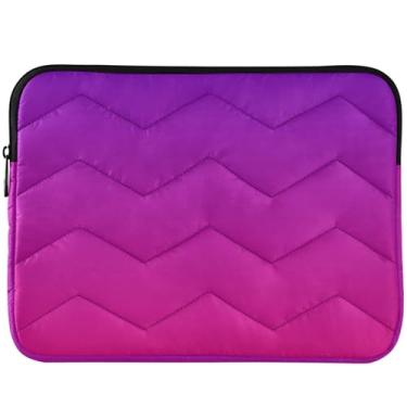 Imagem de Capa para notebook gradiente roxo rosa para MacBook 13 polegadas linda capa para laptop universal, 13-14 polegadas