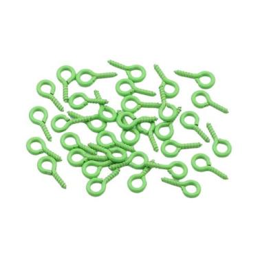 Imagem de Olhos De Parafuso Coloridos Em Liga De Zinco 100pcs 4x8/5x10mm Mini Il