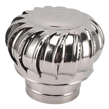 Imagem de Asixxsix Tampa Rotativa do Ventilador da chaminé, Tampa da chaminé Resistente Ao Em Aço Inoxidável Com Design Anti-corrente Descendente para Uso Doméstico e Comercial, do (AsixxsixegfU-12)