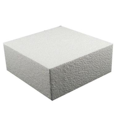 Imagem de Base de isopor para bolo quadrado 15cm algo mais