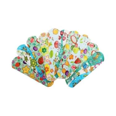 Imagem de Adesivos De Curativo À Prova d'Água Para Crianças, Band-Aids De Desenh