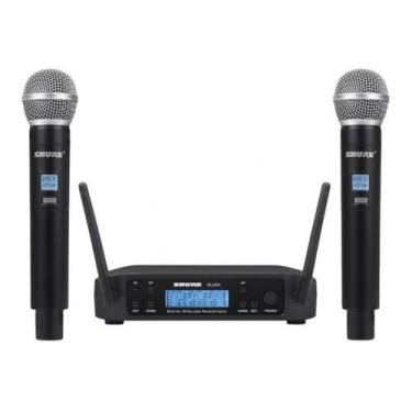 Imagem de Microfone Shure Sem Fio Duplo Glxd4 Beta 58A Novo