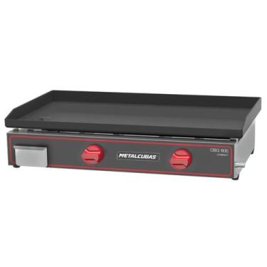 Imagem de Chapa Churrasqueira 60x45 a Gás Compact CBG 600 C Metalcubas