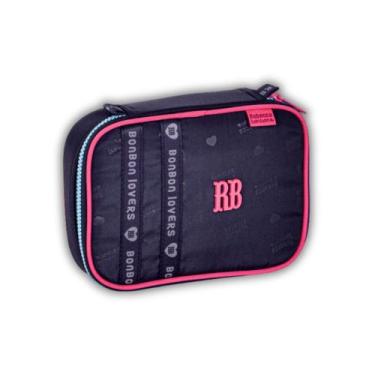 Imagem de Estojo Box Rebecca Bonbon 100 Pens Necessárie Meninas Viagem, Preto