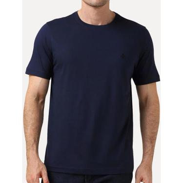 Imagem de Camiseta Dudalina Masculina Soft Pima Cotton Azul Marinho-Masculino
