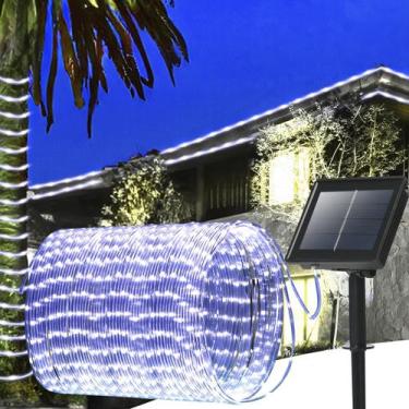 Imagem de Luzes solares de corda LHYLDS 66 pés 200 LED impermeáveis ao ar livre