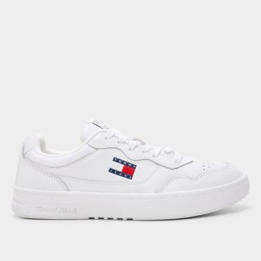 Imagem de Tênis Tommy Hilfiger TMJ Cupsole Essential Masculino, Branco, 41